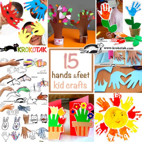 krokotak | Handprint Christmas Tree