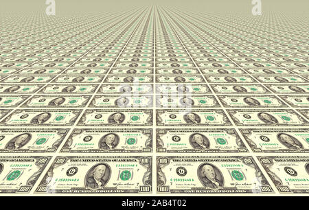 Dollar notes Stock Photo