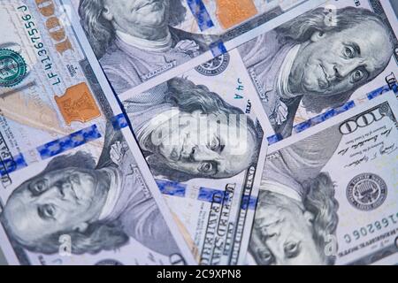 100 dollar bill money concept Stock Photo