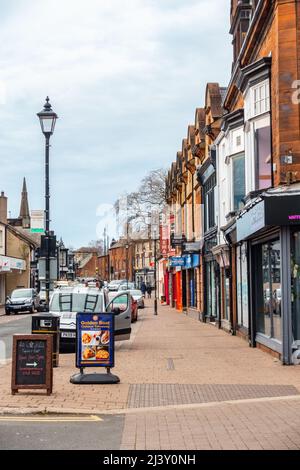 A view along Middlegate in Penrith, Cumbria, UK Stock Photo