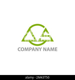 Alphabet Creative Modern SA Latter S And A Logo Design Template Symbol Image.EPS 10 Stock Vector