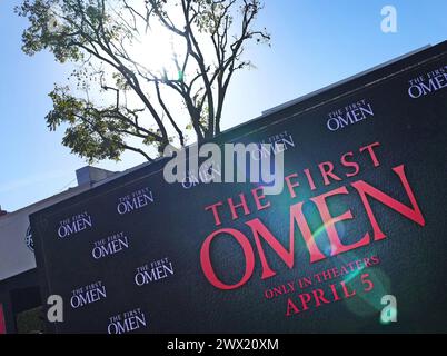 Los Angeles, USA. 26th Mar, 2024. Atmosphere at the 20th Century Studio's THE FIRST OMEN Los Angeles Premiere held at the Regency Village Theatre in Westwood, CA on Tuesday, March 26, 2024. (Photo By Sthanlee B. Mirador/Sipa USA) Credit: Sipa USA/Alamy Live News Stock Photo