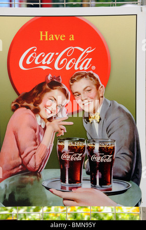 Retro poster (USA) Stock Photo