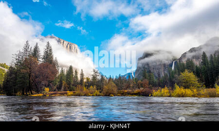 Landscape of Yosemite National Park, California Stock Photo