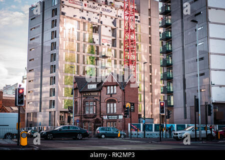 Manchester, England, United Kingdom. August 20 2018: Street art in rainy manchster Stock Photo