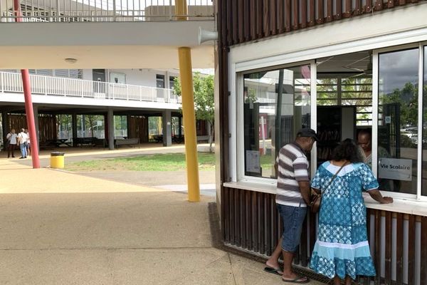 Durant la prérentrée 2024 au lycée public du Mont-Dore.