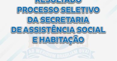 Resultado Final do Processo Seletivo para Orientador Social da Secretaria de Assistência Social e Habitação