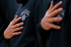 New York Knicks players jacket