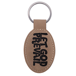 Let God Prevail Leatherette Keychain keychain, leatherette, let god prevail keychain, let god prevail, word design, word keychain