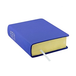 Hand-Bound Genuine Leather Bible - Medium Blue blue lds scriptures, custom lds scriptures, blue lds scripture, blue Bible combination,color Bible combination scriptures,blue Bible combination scriptures