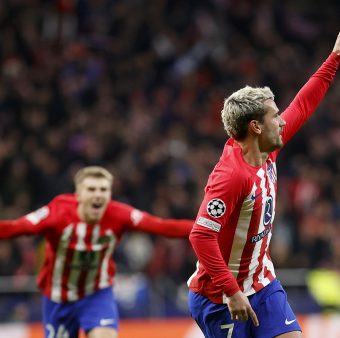 Griezmann, MVP da quarta rodada da Chamions League. / Twitter: @Atleti