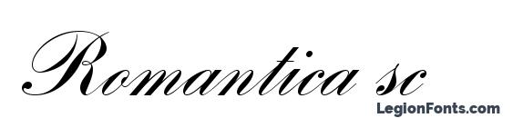 Romantica sc Font