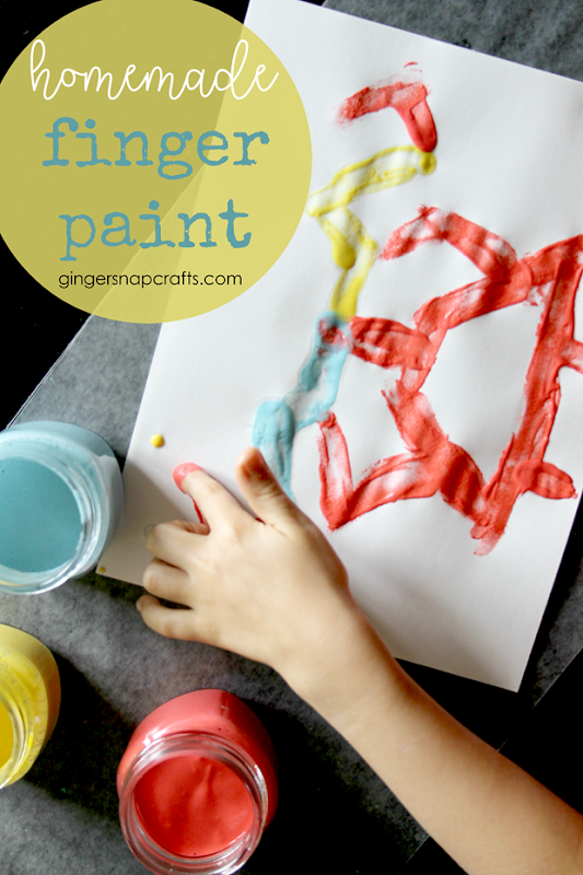 Ginger Snap Crafts: Homemade Finger Paint