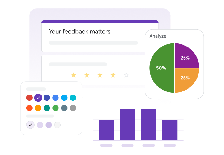 UI showing various analytics and insights tools