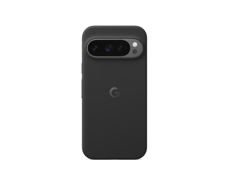 The back of a Pixel 9 case in Obsidian color.