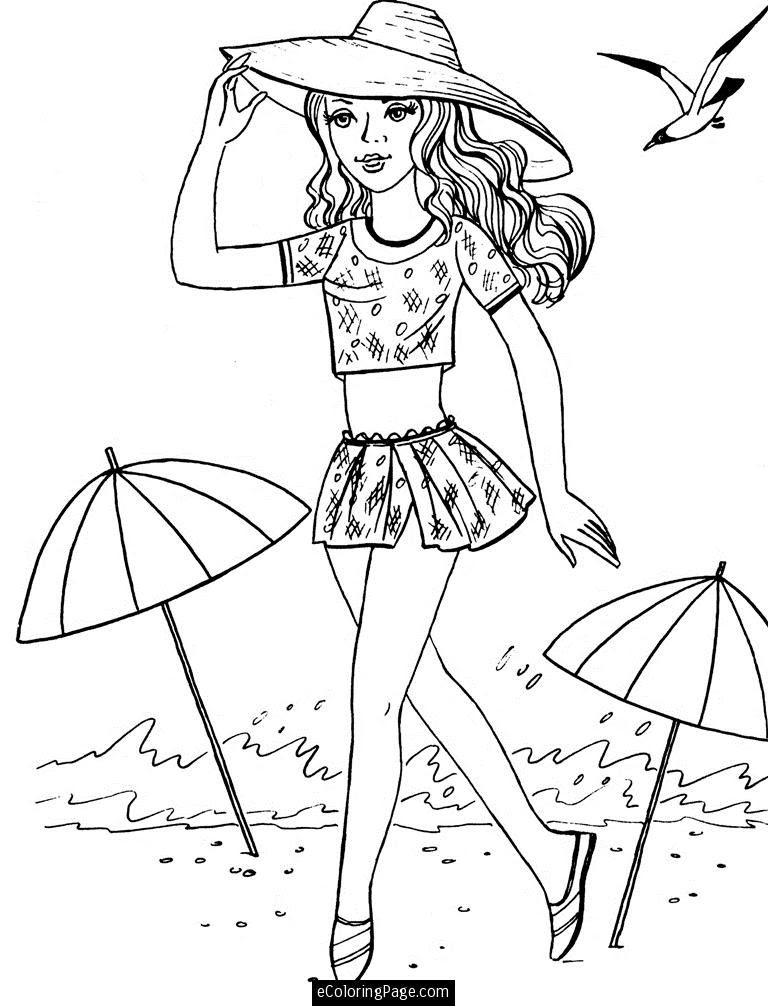 Download Printable Coloring Pages Barbie - Coloring Home