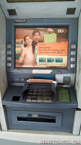 When BDO atm machine cant dispense cash but still debits you