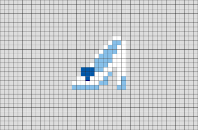 Minecraft Pixel Art Lightning