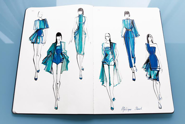 Fashion Sketchbook Mr Fatta One day, one sketch (обложка крафт) (арте).