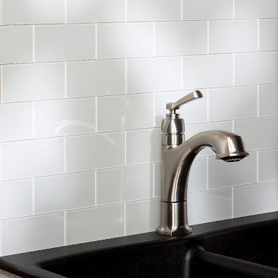 White Subway Tile Backsplash