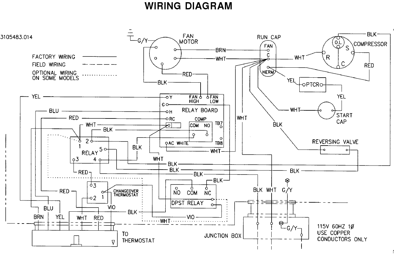 bryant air conditioner wiring diagram  | 575 x 525