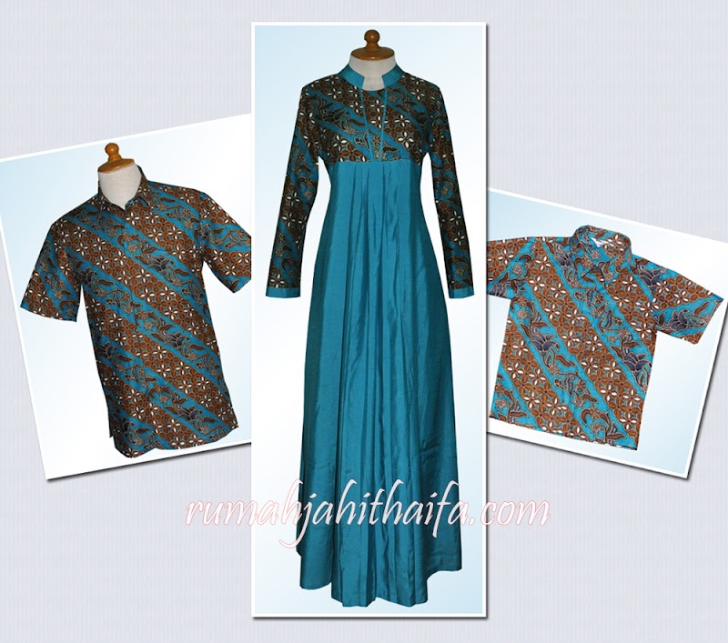 35+ Gambar Gamis Couple Sarimbit, Yang Istimewa!