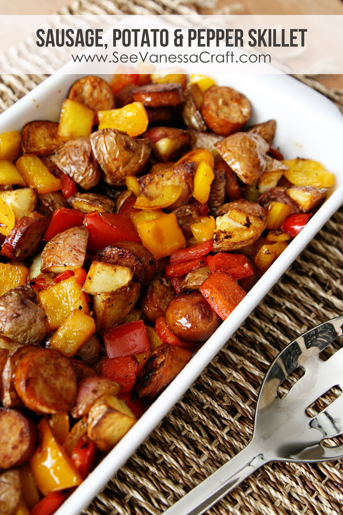 (recipe) sausage, potato & peppers healthy skillet - See ...