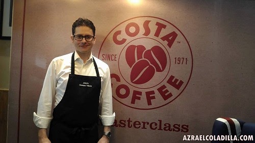 Coffee master class with Costa Coffee tastemaker Gennaro Pelliccia