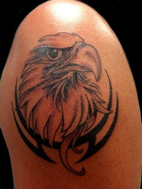 eagle shoulder tattoo ideas  pinterest