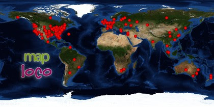 Locations of Site Visitors