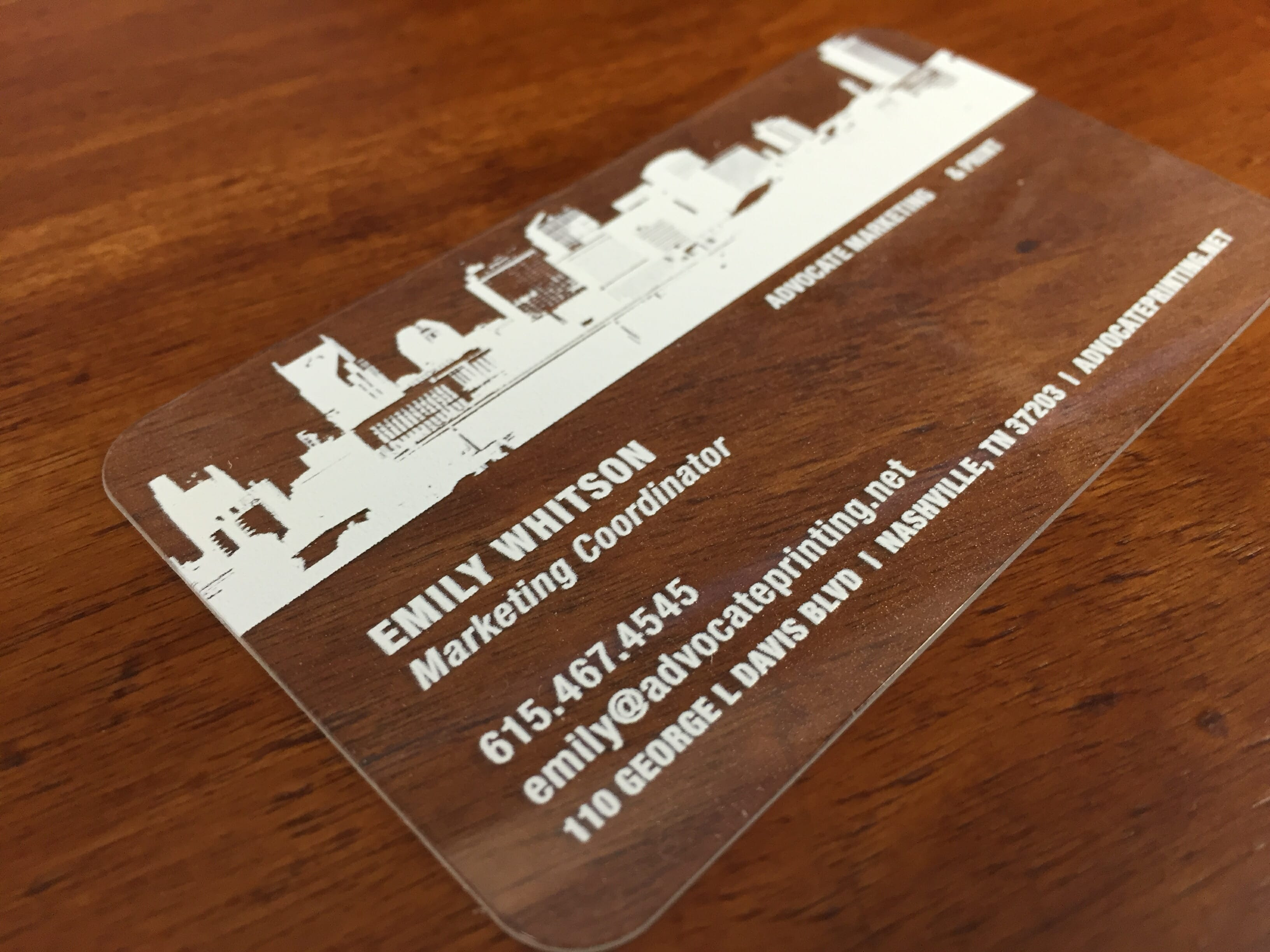 Lexan Business Cards - AMP | Advocate Marketing and Print