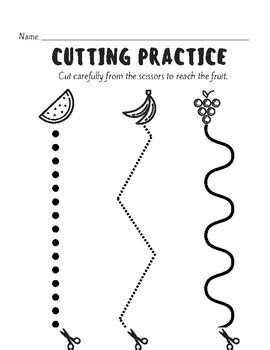 Below are ten free printable cutting worksheets for different skill levels. 24 printable cutting worksheets free coloring pages