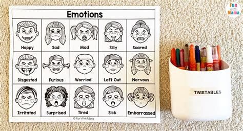 Check out our list of . feelings and emotion chart for kids fun with mama