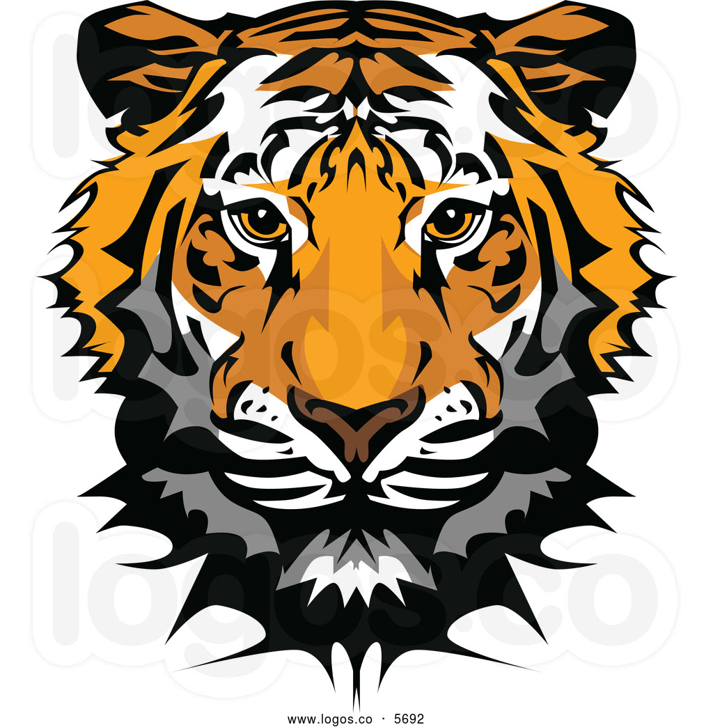 images Cartoon Tiger Face Clipart Black And White clipart