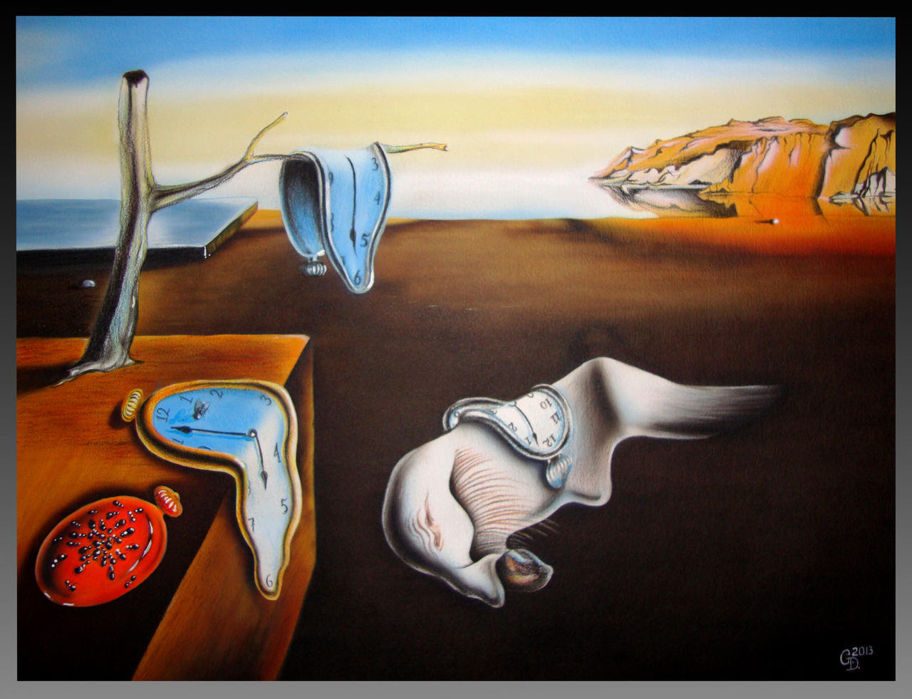 Salvador Dali - Persistence of Memory by Lutique on DeviantArt At artranked.com find thousands of paintings categorized into thousands of categories.