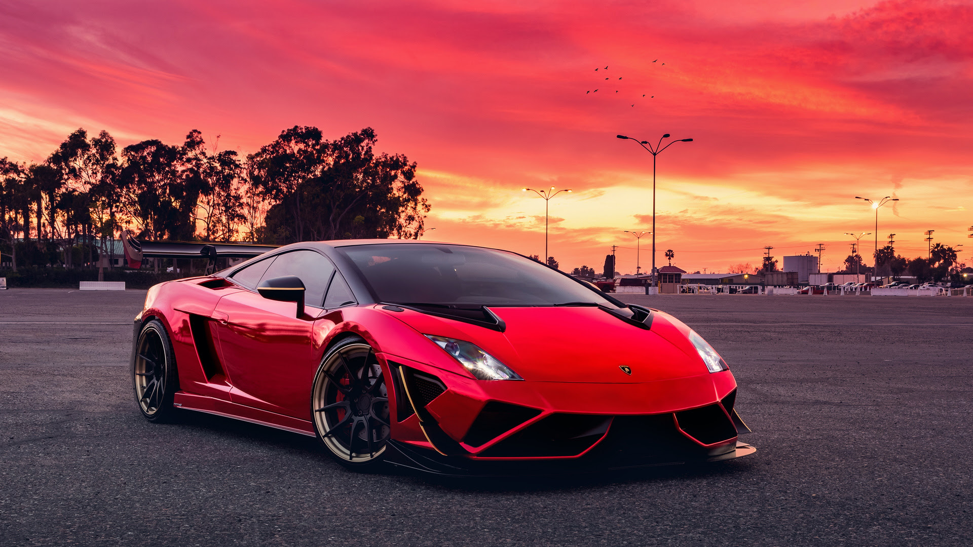 1920x1080 Red Lamborghini Gallardo Laptop Full HD 1080P HD 4k