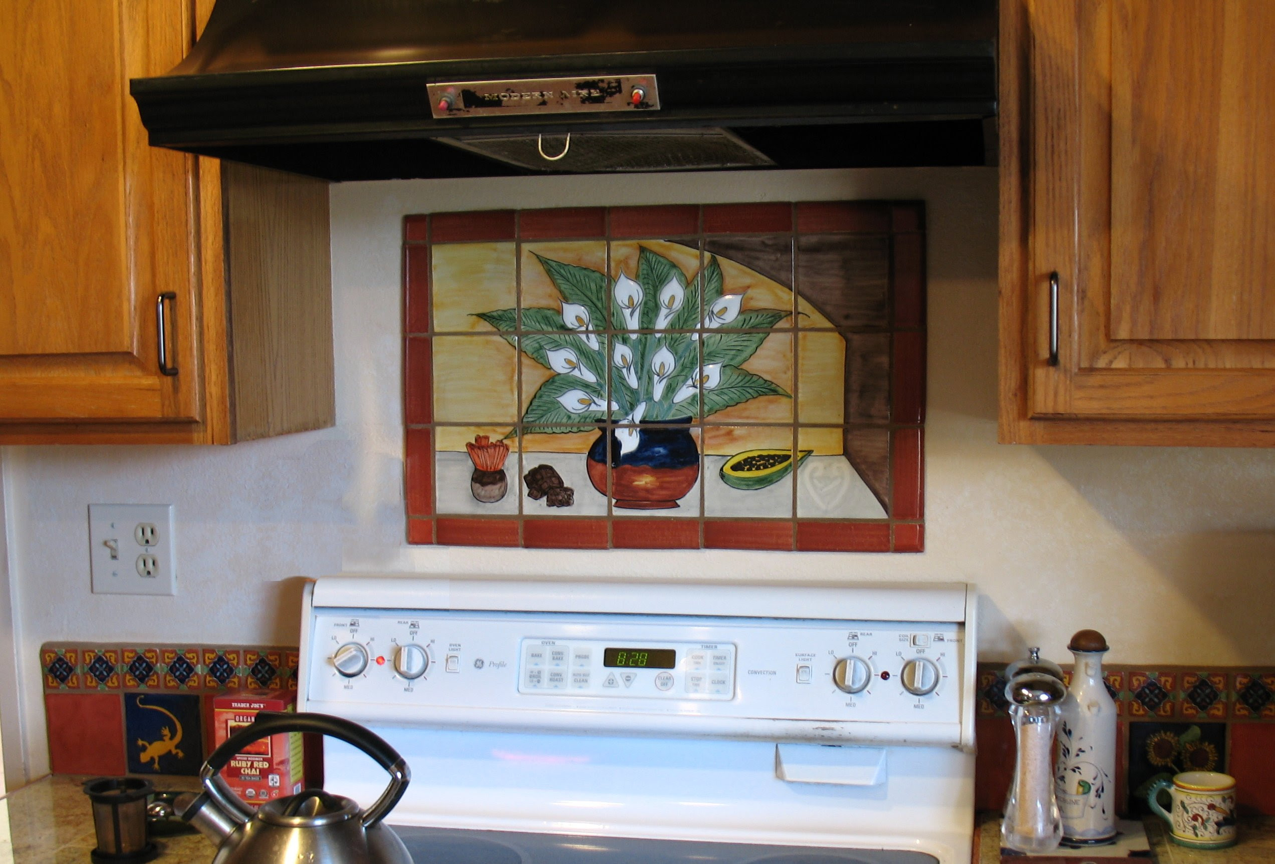 Mexican Tile Mural Backsplash, Mexican Home Decor Gallery. Mission 