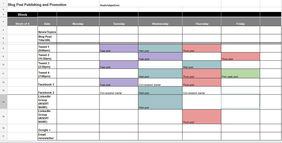 social media calendar template google docs planner template free