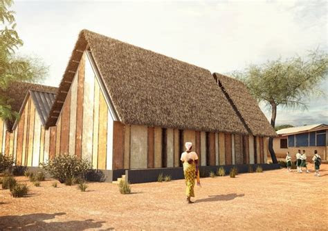 modern mud homes     building  ghana