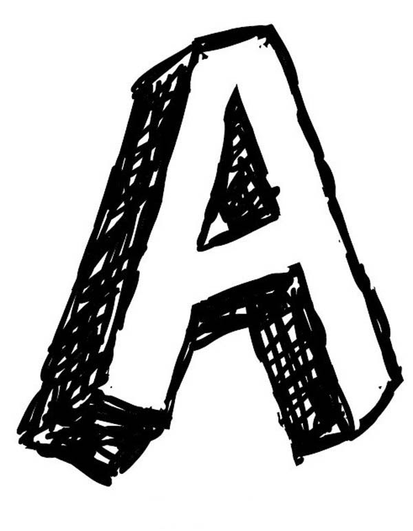 big letter a coloring page big letter a coloring page best place to