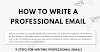 How to Write a Professional Email: 9 Simple Steps