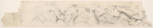 Ove Arup's sketch ideas for the vaulted roof of the Sydney Opera House