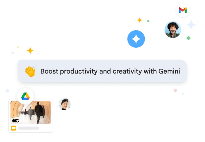 Gemini for Workspace summarises emails and suggests replies in Gmail to help boost productivity.