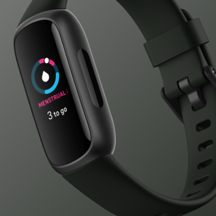 Fitbit Inspire 3 menstrual health screen.