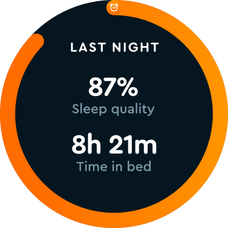 Schermata di Sleep Cycle