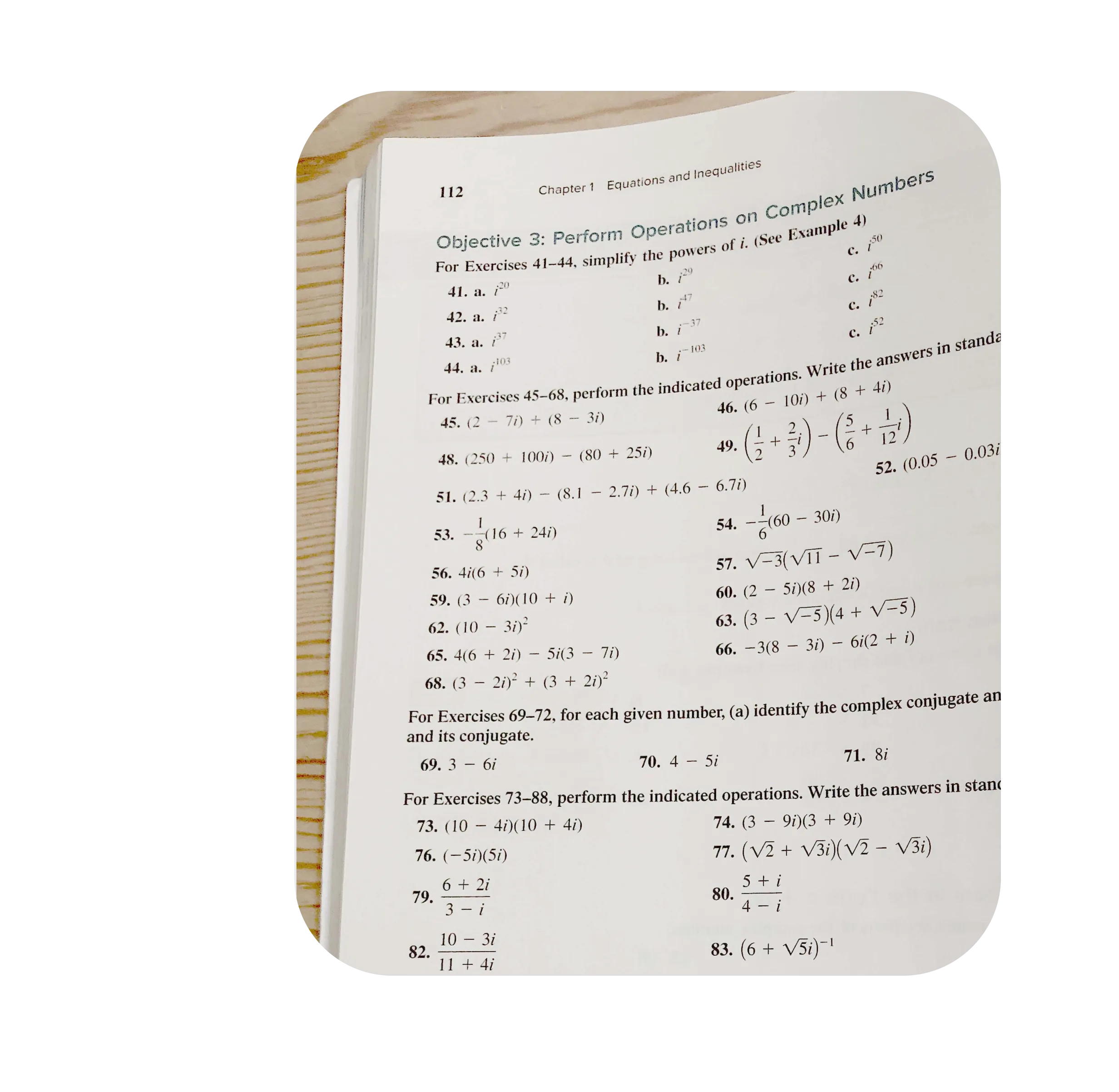 A homework use case featuring an LVF view of a page in a math textbook with overlaying shapes, icons, result panel, and equation highlighted in a recticle.