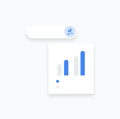 Gràfic de barres que mostra una comparació entre el ROAS i les conversions