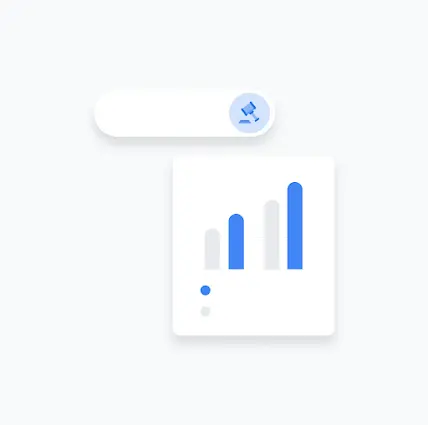 Balkendiagramm mit Vergleich zwischen ROAS und Conversions