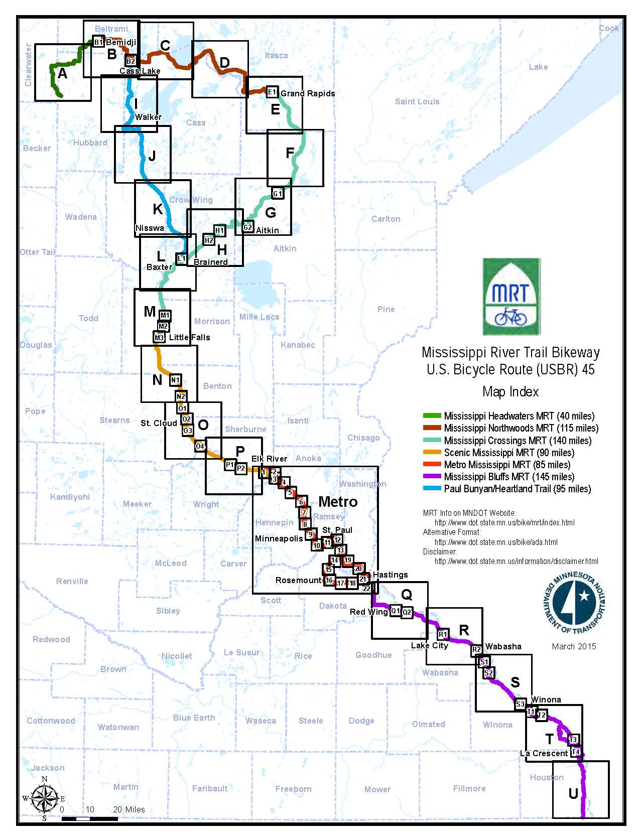 Map Mississippi River Headwaters - Share Map