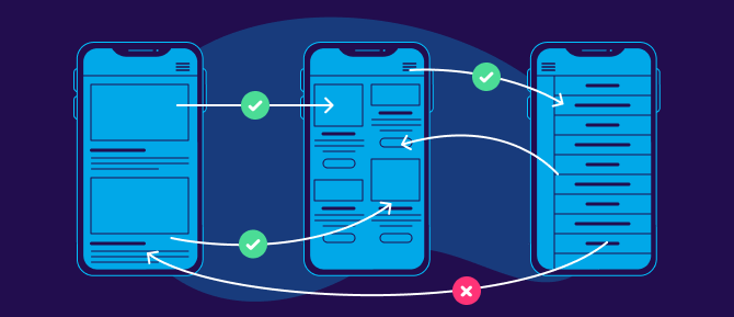 App UX design process